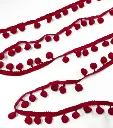 Tira Pom Pom - Rojo