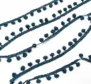 Tira Pom Pom - Azul Cobalto