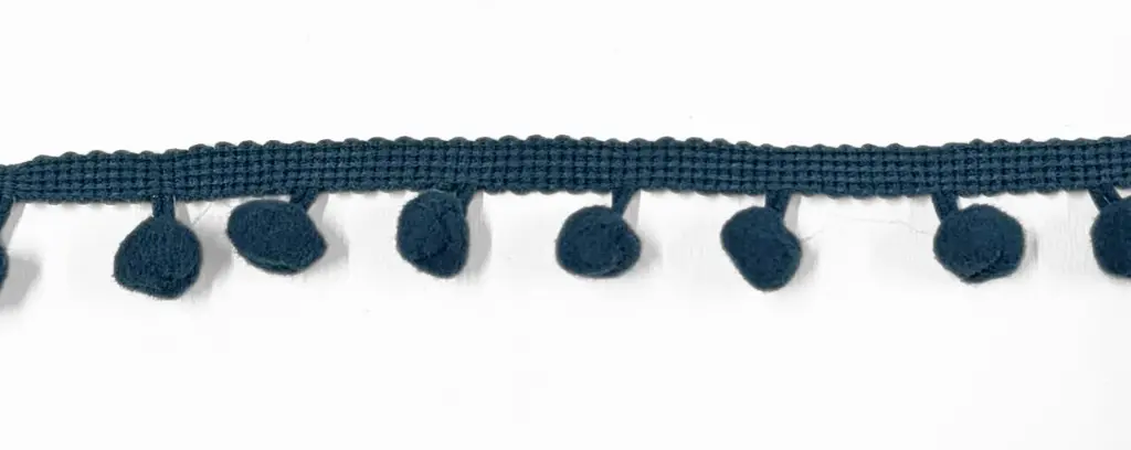 Tira Pom Pom - Azul Cobalto