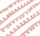 Tira Pom Pom - Rosa Pastel