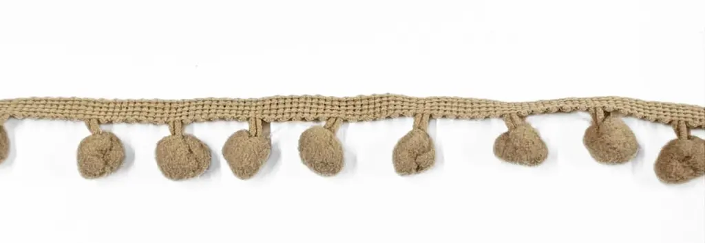 Tira Pom Pom - Beige