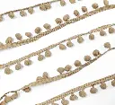Tira Pom Pom - Beige