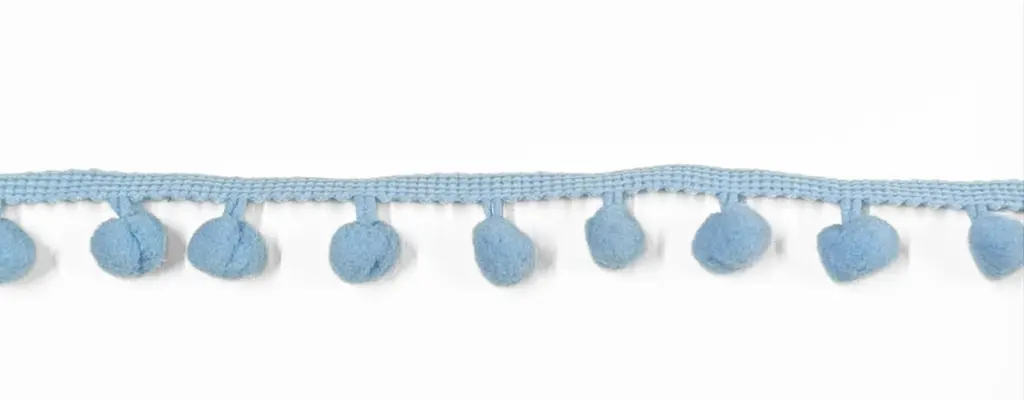 Tira Pom Pom - Celeste