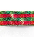 Listón Navideño - Christmas Check 4"
