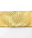 Listón Navideño - Brillantina Oro 4"