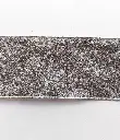 Listón Navideño - Escarchado Plata 4"