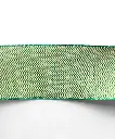 Listón Navideño - Líneas Beige & Verde 4"