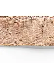 Listón Navideño - Yute Lurex Bronce 4"