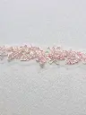 M - Tul Bordado - Flores Rosas