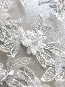 M - Guipur - Floral Blanco