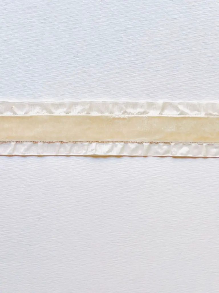 Listón Terciopelo Plisado Duquesa - Ivory