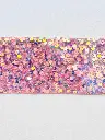 M - Listón Terciopelo Lentejuela 7.5 cm (3") - Mauve