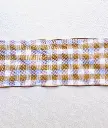Listón de Cuadros Tipo Picnic de 10 cm – Beige