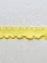 Listón Coquette Plisado Ondulado - Amarillo Claro
