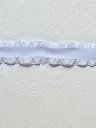 Listón Coquette Plisado Ondulado - Blanco