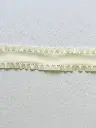 Listón Coquette Plisado Ondulado - Ivory