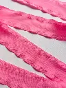 Listón Coquette Plisado Ondulado- Hot Pink