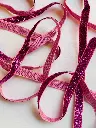 Listón de Terciopelo Escarchado - Fucsia 3/8"