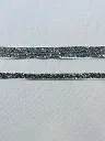 Listón de Terciopelo Escarchado - Plata