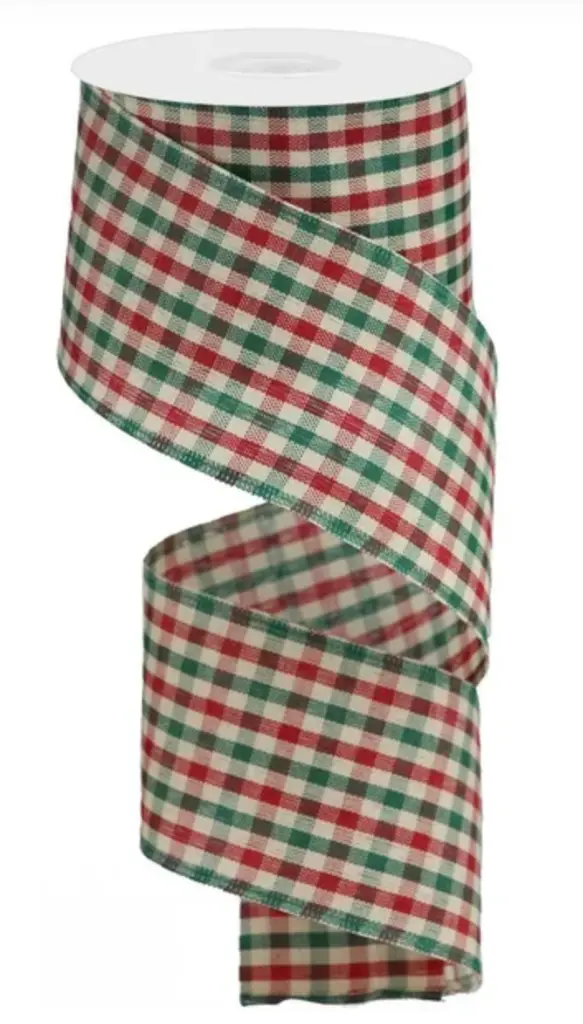 liston cuadros gingham verde rojo blanco.webp