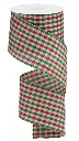 liston cuadros gingham verde rojo blanco.webp