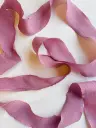 Listón Ondulado Floral - Mauve