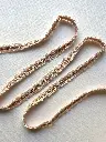 Pasamanería Fleco Rosa y Crema con Terciopelo y Dorado1.webp