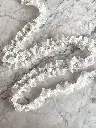 Organza Plisada con Perlas y Cristales Blanco : Marfil1.webp
