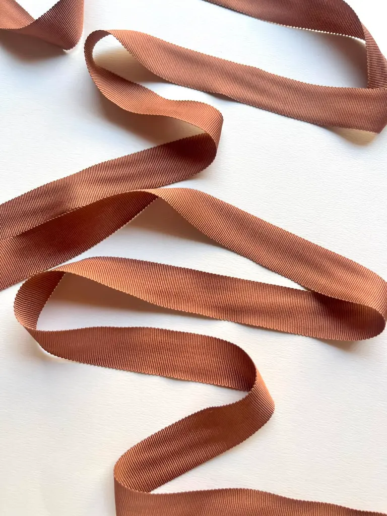 Listón Rayon - 2.5 cm - Canela