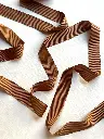 Listón Rayon - 2.5 cm - Nuez