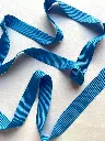 Listón Rayon - 2.5 cm - Capri Blue
