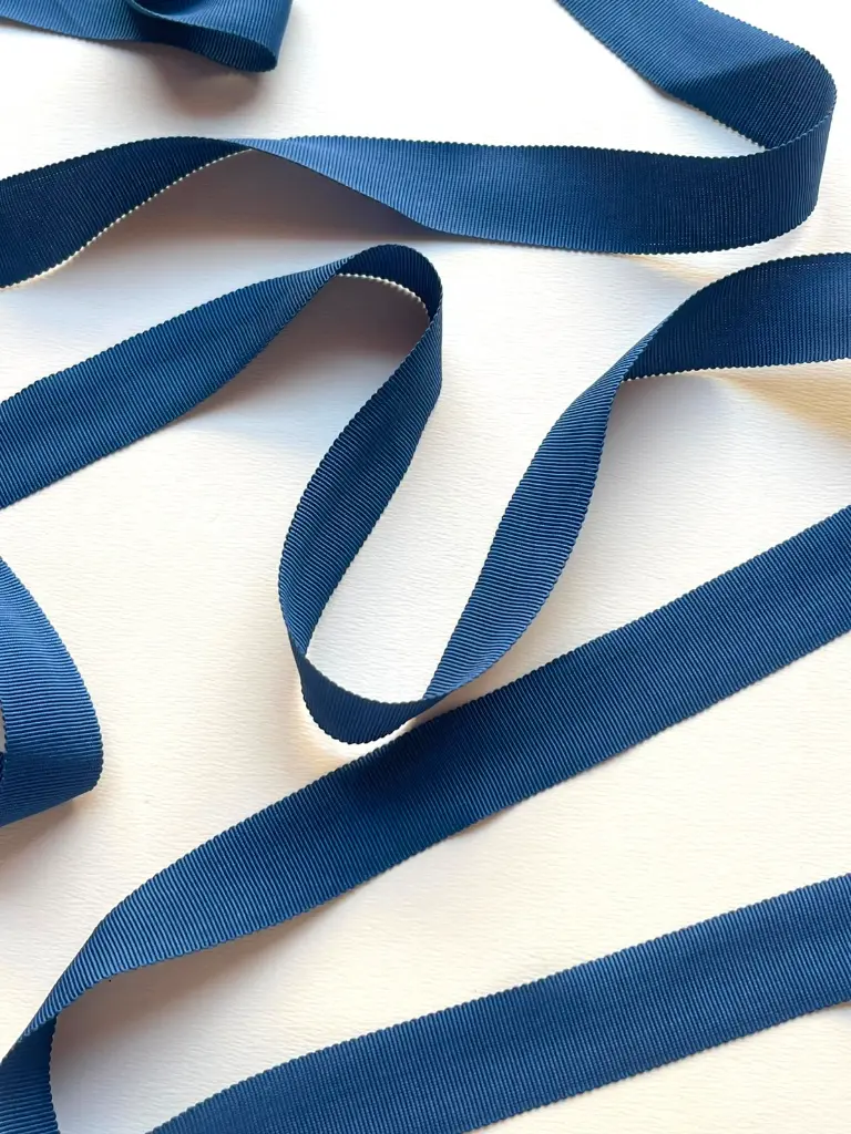 Listón Rayon - 2.5 cm - Antique Blue