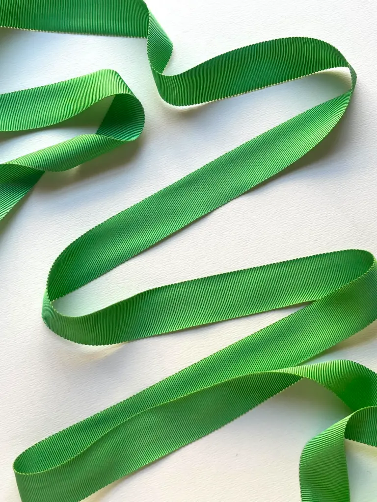 Listón Rayon - 2.5 cm - Verde Limon