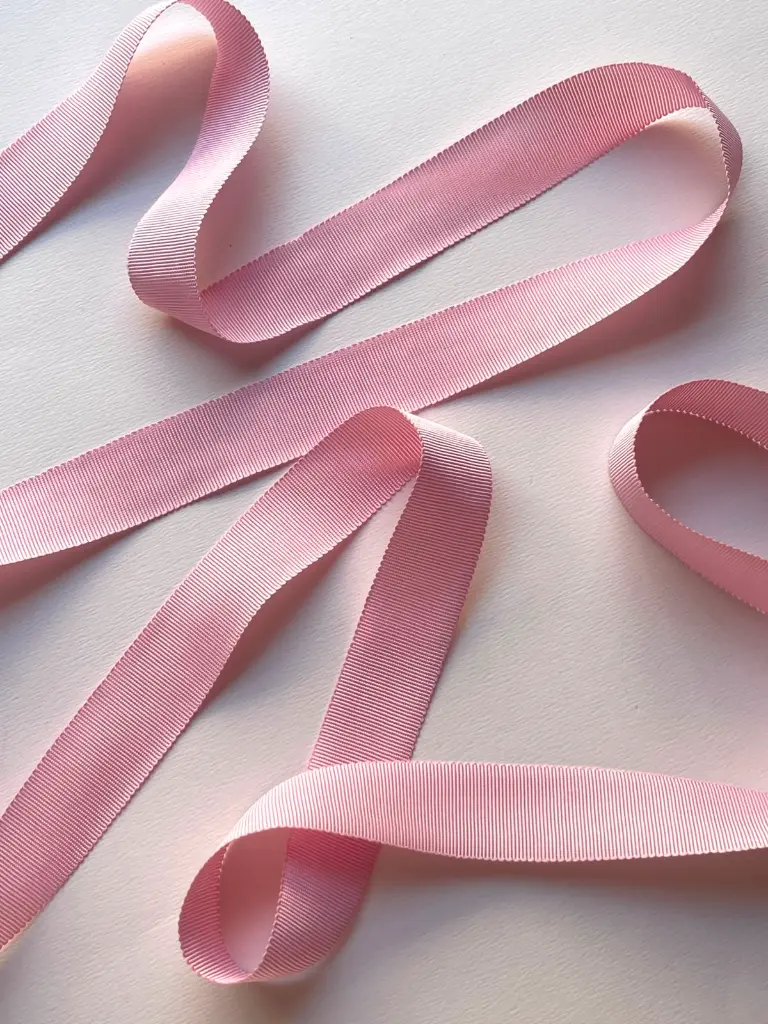 Listón Rayon - 2.5 cm - Rosa