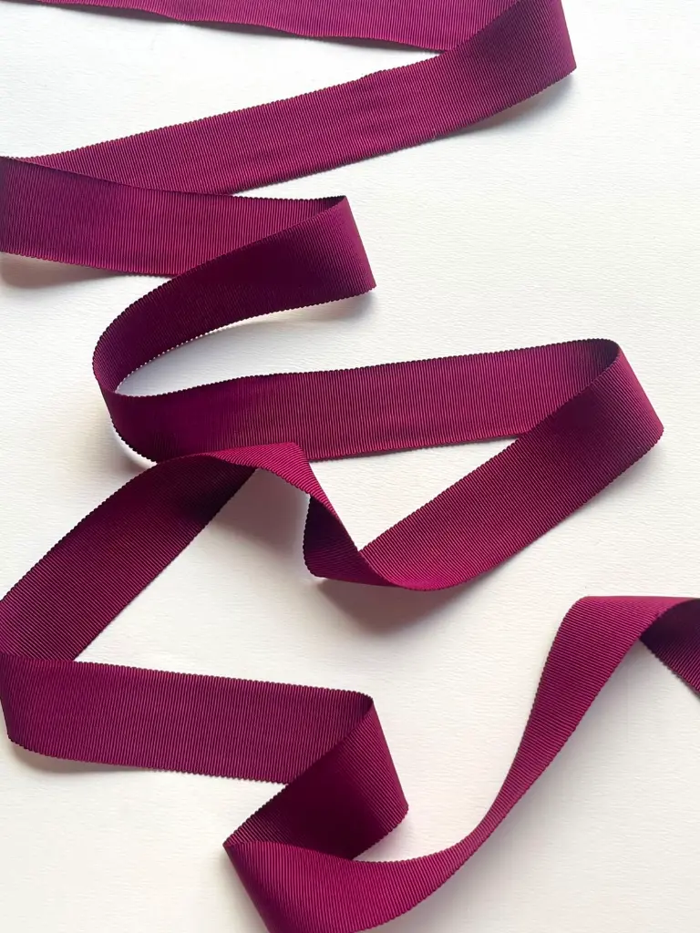 Listón Rayon - 3 cm - Vino