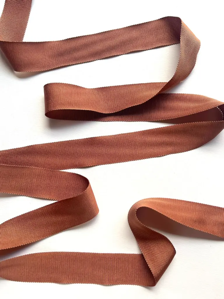 Listón Rayon - 3 cm - Canela