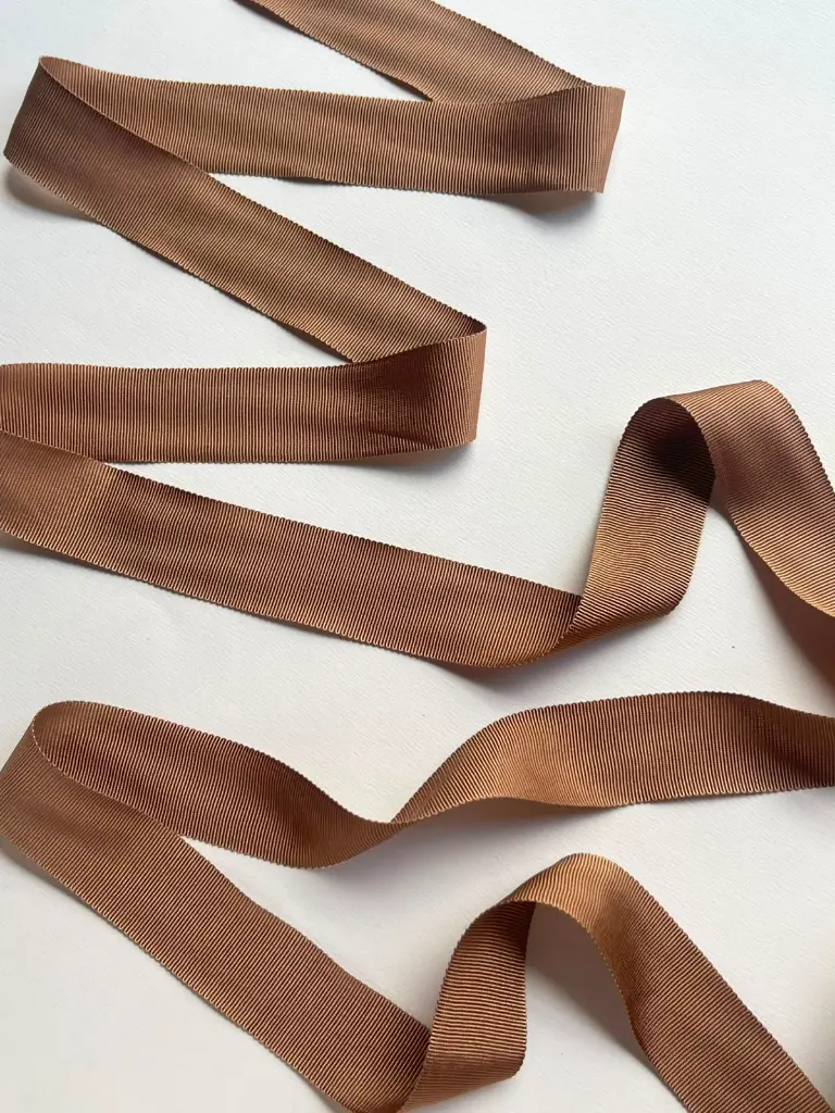 Listón Rayon - 3 cm - Nuez