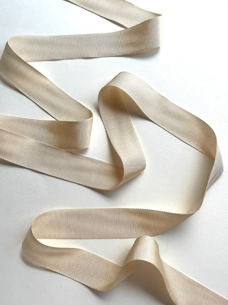 Listón Rayon - 3 cm - Ivory