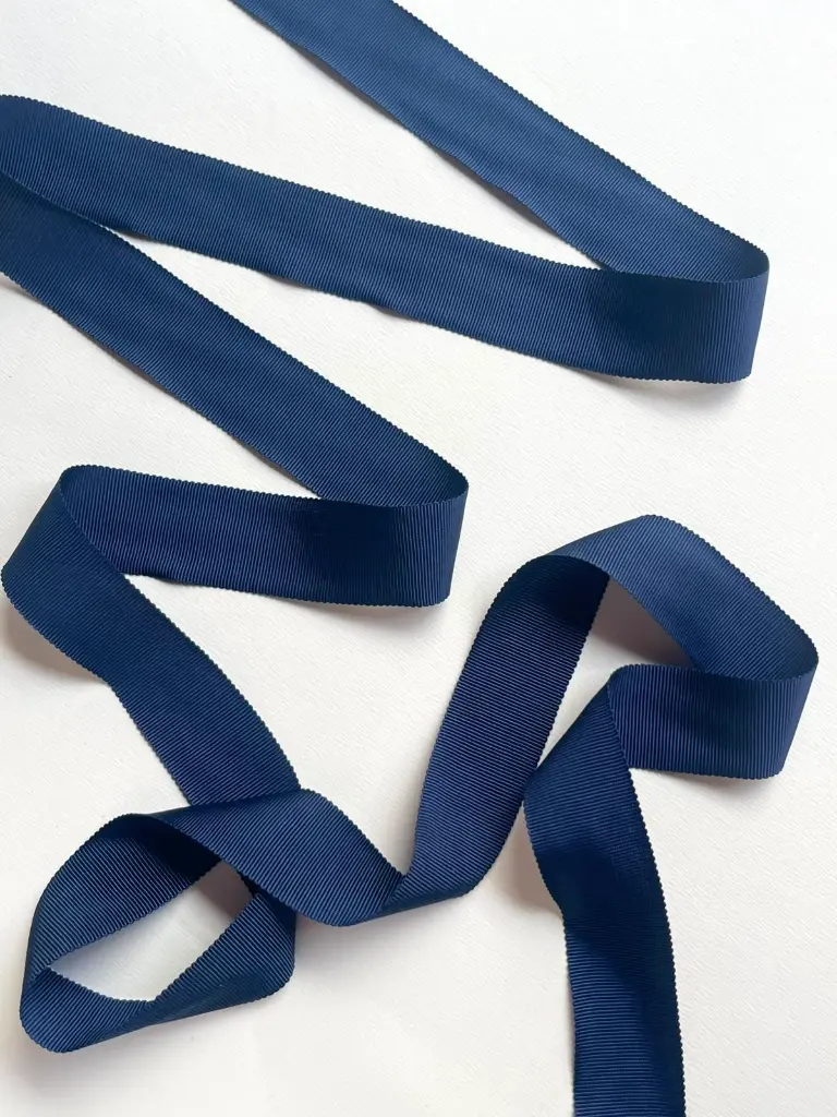 Listón Rayon - 3 cm - Azul Marino