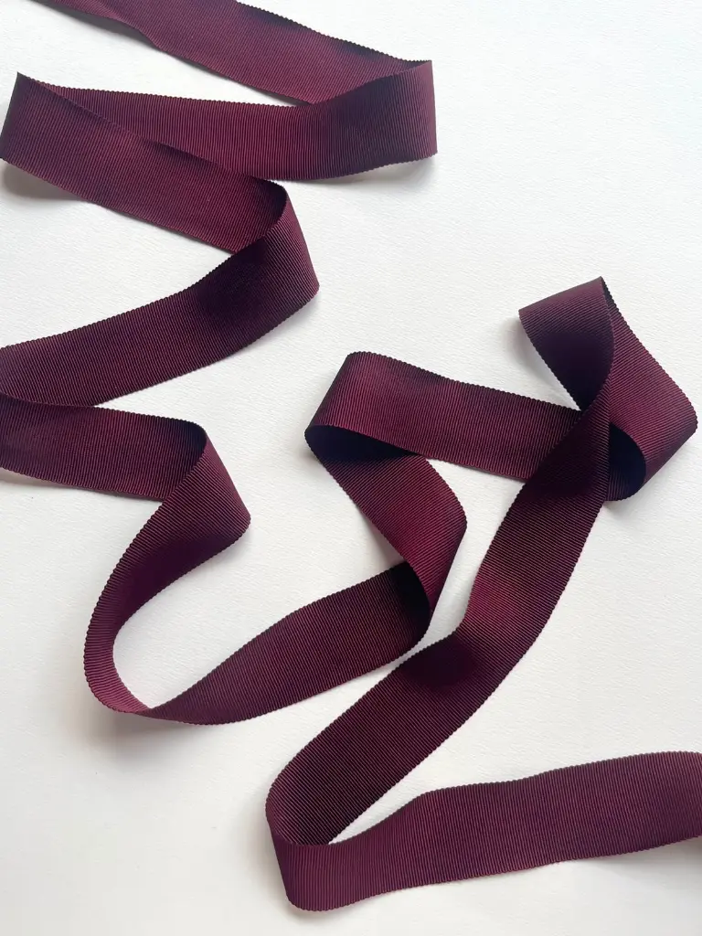 Listón Rayon - 3 cm - Merlot