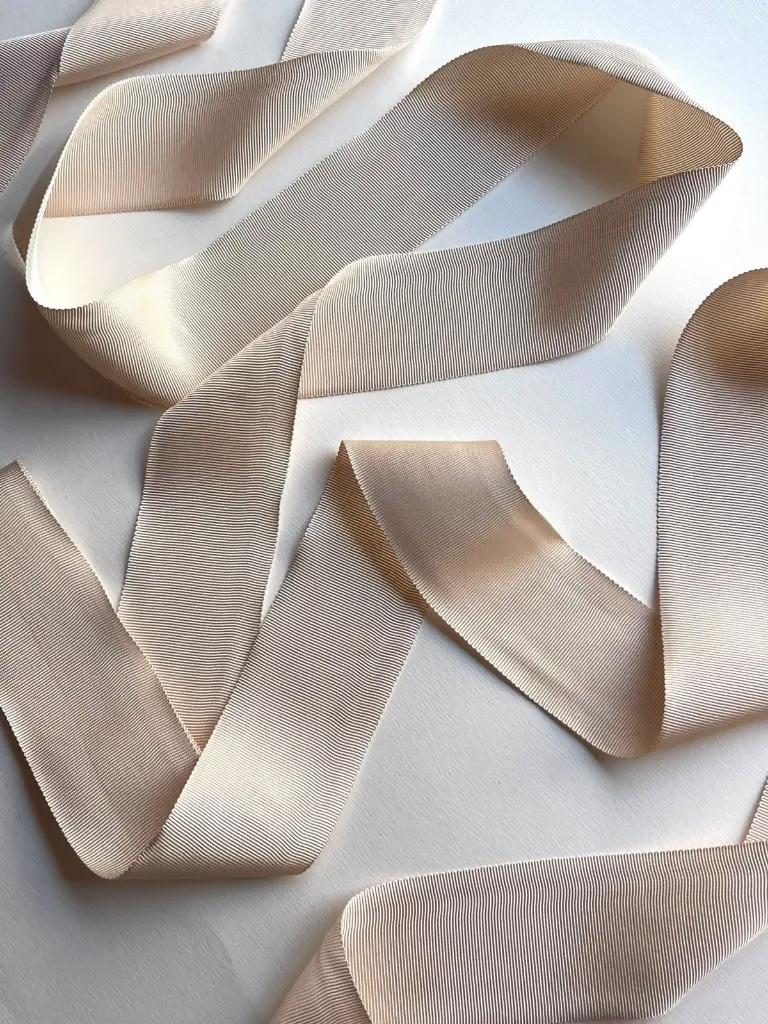 Listón Rayon - 5 cm - Ivory