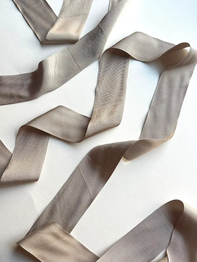 Listón Rayon - 5 cm - Gris Claro