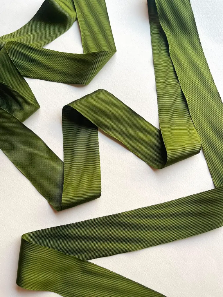 Listón Rayon - 5 cm - Verde Musgo
