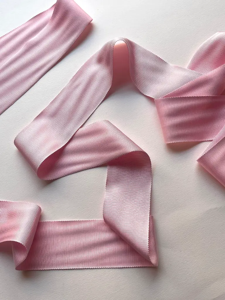 Listón Rayon - 5 cm - Rosa Claro