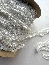 Encaje Festoneado con Perlas Blancas | Listones Finos MTY