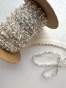 cinta de tul con cristal