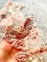 M - Tul Bordado - Mariposas Rosa Pastel y Lentejuelas .webp
