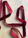 M - Velvet Liso - 2.54 cm Burgundy.webp