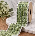 CINTA DECORATIVA LISTON CUADRO ESCOCES VERDE.webp