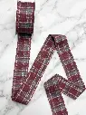 Listón Navideño - Tartan Escocés de Franela